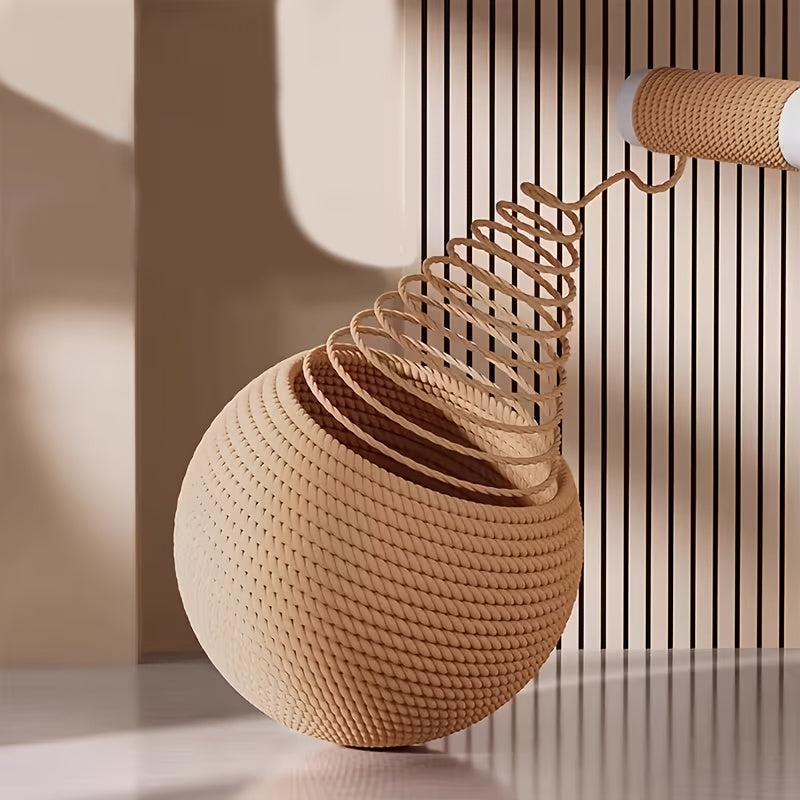 2\u002F3pcs Large Sisal Cat Toy Ball |Safety Sisal Material, Self-Entertainment, Perfect for Indoor\u002FOutdoor Holiday Playtime, Ideal for Medium-Sized Cats, Great Christmas\u002FHalloween\u002FNational Cat Day Gift for Cat Owners