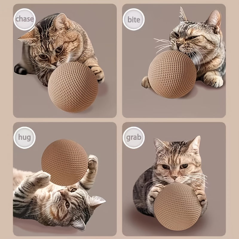 2\u002F3pcs Large Sisal Cat Toy Ball |Safety Sisal Material, Self-Entertainment, Perfect for Indoor\u002FOutdoor Holiday Playtime, Ideal for Medium-Sized Cats, Great Christmas\u002FHalloween\u002FNational Cat Day Gift for Cat Owners